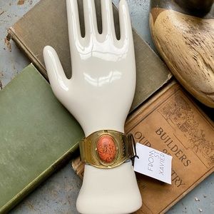 From St Xavier Coral Mosi Cuff Bracelet